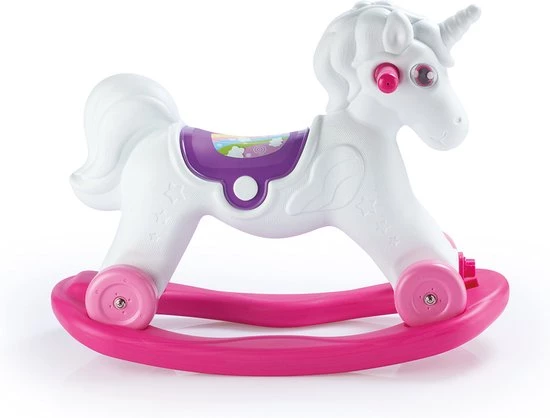 Moony Hobbelpaard – Wit Met Roze – Paarden - Schommelpaardje Baby – Unicorn – Hobbeldier – Hobbelpaard 1 Jaar – Schommeldier - Hobbelpaard Baby – Schommelpaard - Speelgoed Paard – Rijdend Paard - Speelgoed Paarden Meisjes 2 Moony Hobbelpaard – Wit Met Roze – Paarden - Schommelpaardje Baby – Unicorn – Hobbeldier – Hobbelpaard 1 Jaar – Schommeldier - Hobbelpaard Baby – Schommelpaard - Speelgoed Paard – Rijdend Paard - Speelgoed Paarden Meisjes - Afbeelding 2