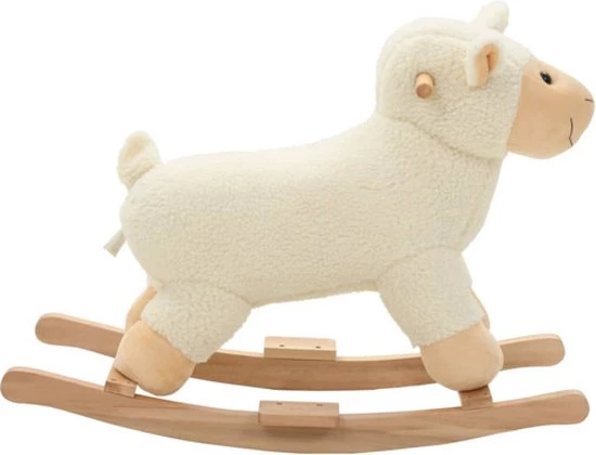 VidaXL Hobbeldier Schaap 78x34x58 Cm Pluche Wit 5 VidaXL Hobbeldier Schaap 78x34x58 Cm Pluche Wit - Afbeelding 5