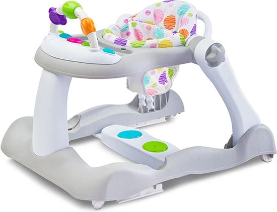 Sevils Baby Jumper Bubbles Grijs, Spelen Springen Lopen! 1 Sevils Baby Jumper Bubbles Grijs, Spelen Springen Lopen!