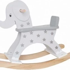 Jabadabado Speelgoed Houten Hobbeldier Olifant - Jabadabado