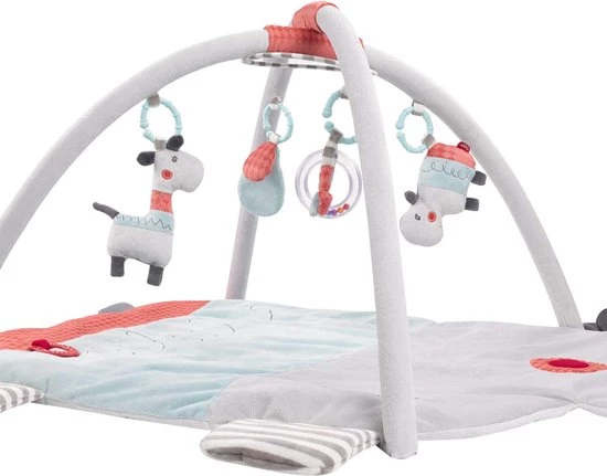 Babygym, Baby Cadeau - Jongen & Meisje, Dierenvriendjes Speelmat, Interactief Speelgoed - Multikleuren. 4 Babygym, Baby Cadeau - Jongen & Meisje, Dierenvriendjes Speelmat, Interactief Speelgoed - Multikleuren. - Afbeelding 4