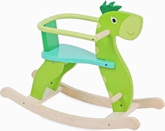 Mentari Houten Hobbeldier Draak Afneembare Zitje 1 Mentari Houten Hobbeldier Draak Afneembare Zitje