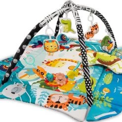 Lionelo Anika Plus Multicolor - Babygym - 2 In 1 Speelkleed - 5 Speelgoed -babygyms Winkel 550x435