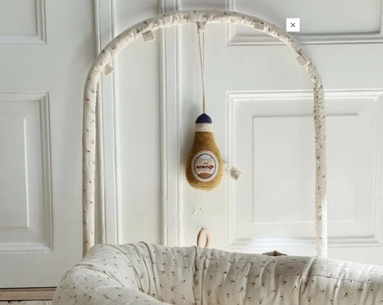 Konges Slöjd Konges Slojd - Babynestje Met Babygym - Bonderose Big 2 Konges Slöjd Konges Slojd - Babynestje Met Babygym - Bonderose Big - Afbeelding 2