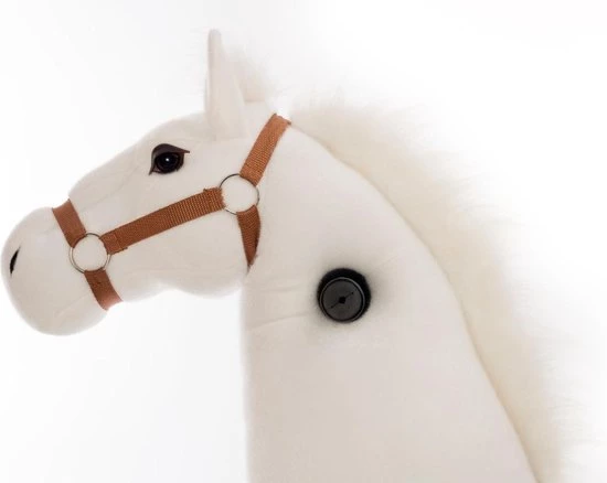 Animal Riding Paard Snowy Wit X-Large - Rijdend Paardenspeelgoed - Paardenspeelgoed - Zadelhoogte 78 CM - Verstelbaar Pedaal 3 Standen - Afneembaar Zadel. 4 Animal Riding Paard Snowy Wit X-Large - Rijdend Paardenspeelgoed - Paardenspeelgoed - Zadelhoogte 78 CM - Verstelbaar Pedaal 3 Standen - Afneembaar Zadel. - Afbeelding 4