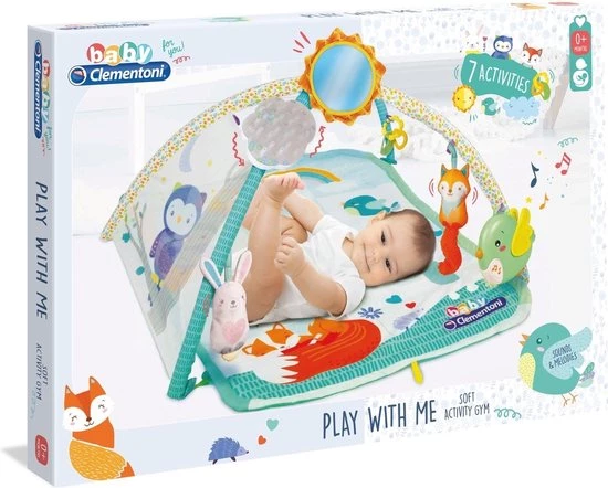 Baby Clementoni - Basis Activiteiten Boog, Soft Activity Babygym, 0+ Maanden - 17247 2 Baby Clementoni - Basis Activiteiten Boog, Soft Activity Babygym, 0+ Maanden - 17247 - Afbeelding 2