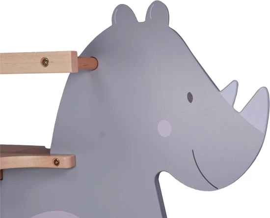 Tryco Neushoorn Houten Hobbeldier TR-353010 4 Tryco Neushoorn Houten Hobbeldier TR-353010 - Afbeelding 4