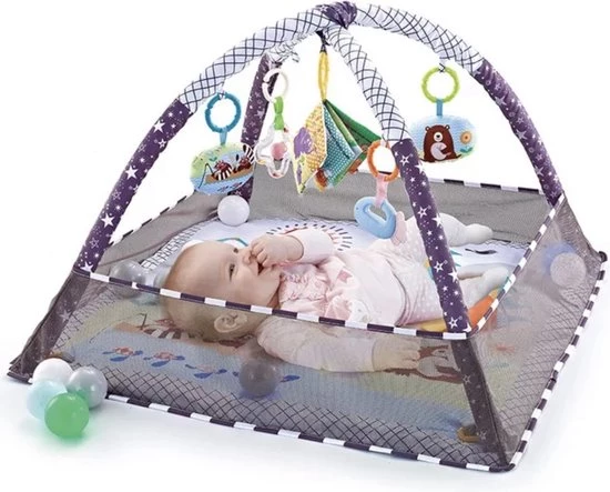 Easy Life Babygym - Speelkleed - Speeltapijt - Baby Speelgoed - Roze 3 Easy Life Babygym - Speelkleed - Speeltapijt - Baby Speelgoed - Roze - Afbeelding 3