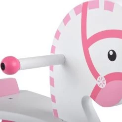 Bandits & Angels Houten Hobbelpaard Met Beugel Wit - Roze 14 Bandits & Angels Houten Hobbelpaard Met Beugel Wit - Roze -babygyms Winkel 550x449 10