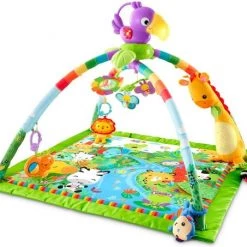 Babygym, Baby Cadeau - Jongen & Meisje, Dierenvriendjes Speelmat, Interactief Speelgoed – Multikleuren -babygyms Winkel 550x453 6
