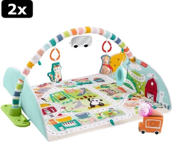 2x Fisher-Price City Activity Center Met Jumbo Speelmat 8 2x Fisher-Price City Activity Center Met Jumbo Speelmat - Afbeelding 8