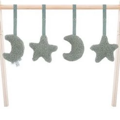 Jollein Babygym Speeltjes - Moon - Ash Green - 4 Stuks