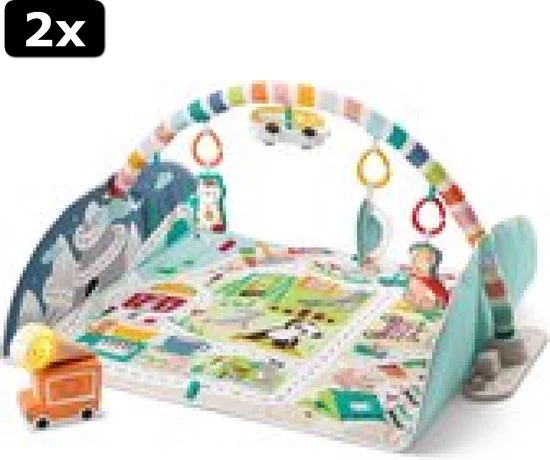 2x Fisher-Price City Activity Center Met Jumbo Speelmat 1 2x Fisher-Price City Activity Center Met Jumbo Speelmat