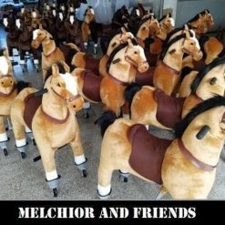 Kids-Horse Rijdend Speelgoed Paard - Melchoir TB-2007M - Bruin 7 Kids-Horse Rijdend Speelgoed Paard - Melchoir TB-2007M - Bruin -babygyms Winkel 550x461 6