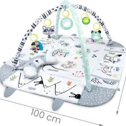Kindertoys BabyGym Met Boog - - Speelmat Baby - Speelkleed Baby -babygyms Winkel 550x463 1