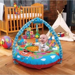Babygym, Baby Cadeau - Jongen & Meisje, Dierenvriendjes Speelmat, Interactief Speelgoed – Multikleuren -babygyms Winkel 550x464 3