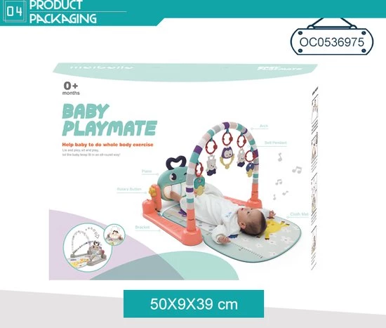 Wannahave Muziek Baby Mat Met Speeltjes En Piano Voor Baby 0-2 Jaar - Babymat - Baby Speelmat - Interactief Speelmat 4 Wannahave Muziek Baby Mat Met Speeltjes En Piano Voor Baby 0-2 Jaar - Babymat - Baby Speelmat - Interactief Speelmat - Afbeelding 4