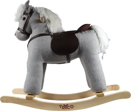 Tryco Milo Grijs Hobbelpaard 36m+ TR-120109 5 Tryco Milo Grijs Hobbelpaard 36m+ TR-120109 - Afbeelding 5