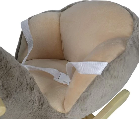 Infantastic Hobbelpaard - Hobbeldier - Schommelpaard - Vanaf 10 Maanden - Met Geluid - 61 X 32 X 52 Cm - Pluche - Bruin 9 Infantastic Hobbelpaard - Hobbeldier - Schommelpaard - Vanaf 10 Maanden - Met Geluid - 61 X 32 X 52 Cm - Pluche - Bruin - Afbeelding 9