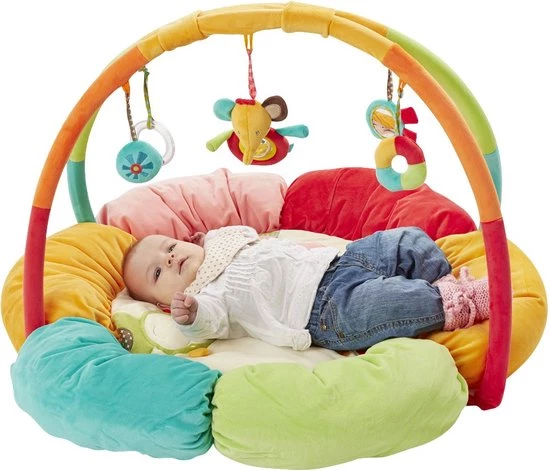 Babygym, Baby Cadeau - Jongen & Meisje, Dierenvriendjes Speelmat, Interactief Speelgoed - Multikleuren. 7 Babygym, Baby Cadeau - Jongen & Meisje, Dierenvriendjes Speelmat, Interactief Speelgoed - Multikleuren. - Afbeelding 7