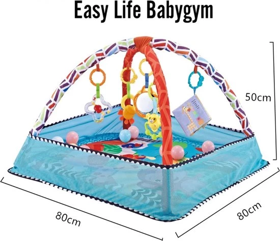 Easy Life Babygym - Speelkleed - Speeltapijt - Baby Speelgoed - Roze 5 Easy Life Babygym - Speelkleed - Speeltapijt - Baby Speelgoed - Roze - Afbeelding 5