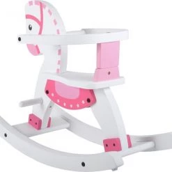 Bandits & Angels Houten Hobbelpaard Met Beugel Wit - Roze 13 Bandits & Angels Houten Hobbelpaard Met Beugel Wit - Roze -babygyms Winkel 550x474 10