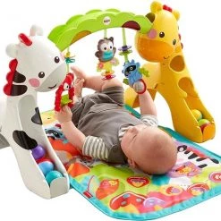 Babygym, Baby Cadeau - Jongen & Meisje, Dierenvriendjes Speelmat, Interactief Speelgoed – Multikleuren