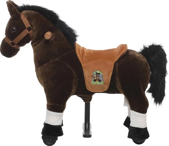 Animal Riding Paard Amadeus Bruin XS / Mini - Rijdend Paardenspeelgoed - Paardenspeelgoed - Zadelhoogte 44 CM - Verstelbaar Pedaal 3 Standen - Afneembaar Zadel. 2 Animal Riding Paard Amadeus Bruin XS / Mini - Rijdend Paardenspeelgoed - Paardenspeelgoed - Zadelhoogte 44 CM - Verstelbaar Pedaal 3 Standen - Afneembaar Zadel. - Afbeelding 2