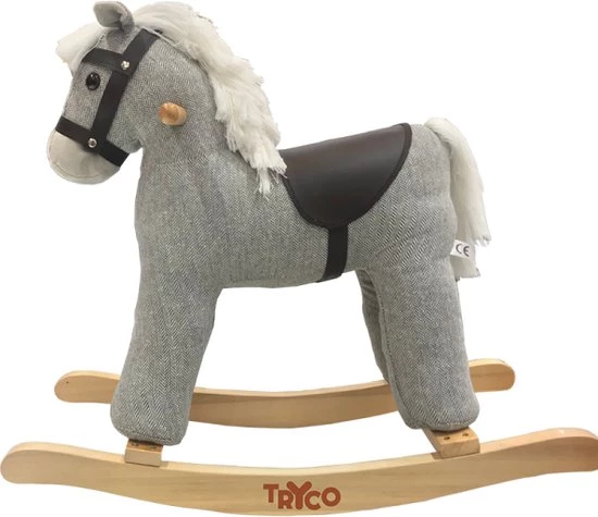 Tryco Milo Grijs Hobbelpaard 36m+ TR-120109 16 Tryco Milo Grijs Hobbelpaard 36m+ TR-120109 - Afbeelding 16