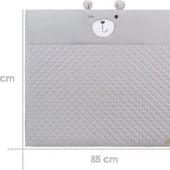 Roba Sammy Speelkleed Met Babygym 85 X 75 Cm Grijs -babygyms Winkel 550x478 2