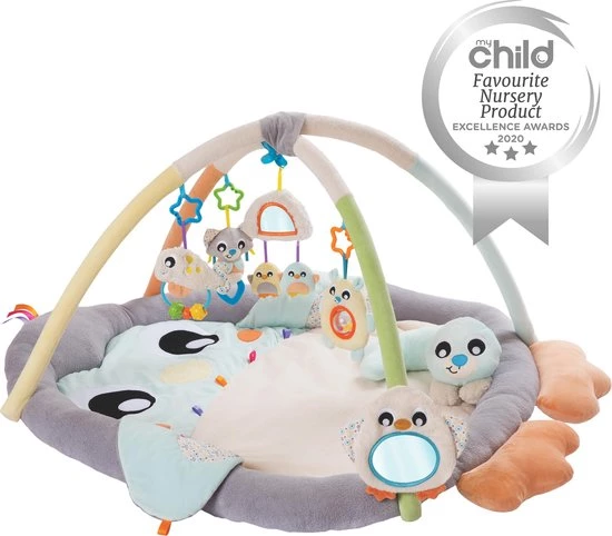 Playgro Snuggle Me Penguin Tummy Time Gym - Babygym Met Buikligkussen - Speelkleed - Speeltapijt 21 Playgro Snuggle Me Penguin Tummy Time Gym - Babygym Met Buikligkussen - Speelkleed - Speeltapijt - Afbeelding 21