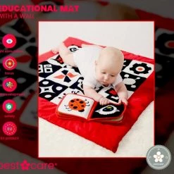 BabySenses For BestCare Contrasterende Educatieve Premium Babymat - Vormen, Wand | Rood-Zwart-Wit | 77x77x40cm | + 0m | Montessori Speelgoed | 100% Katoen | Wasbaar In De Wasmachine | Oeko Tex Standaard 100 14 BabySenses For BestCare Contrasterende Educatieve Premium Babymat - Vormen, Wand | Rood-Zwart-Wit | 77x77x40cm | + 0m | Montessori Speelgoed | 100% Katoen | Wasbaar In De Wasmachine | Oeko Tex Standaard 100 -babygyms Winkel 550x487 3