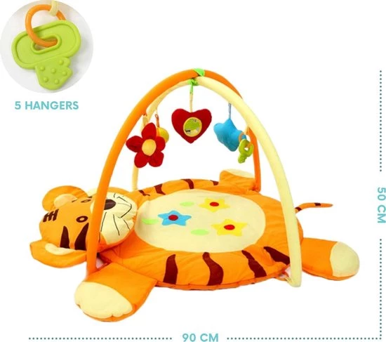 Viento Ergonomische Babygym - Luxe Speelmat - Interactief Speelkleed - Educatief Speelgoed - Geschikt Voor Kinderen Van 0 Tot 2 Jaar 2 Viento Ergonomische Babygym - Luxe Speelmat - Interactief Speelkleed - Educatief Speelgoed - Geschikt Voor Kinderen Van 0 Tot 2 Jaar - Afbeelding 2