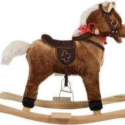 Cangaroo Chipper Dark Brown Hobbelpaard WJ-001 -babygyms Winkel 550x492 3