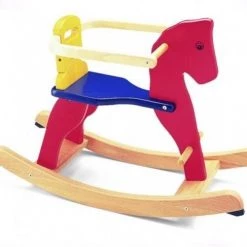 Pintoy Houten Hobbelpaard Multicolor