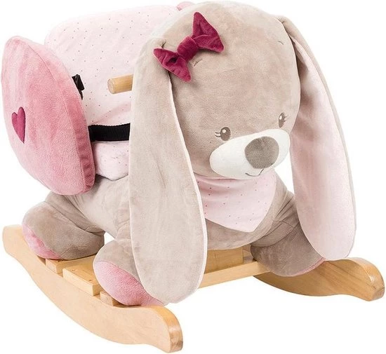 Nattou Konijn Nina - Hobbelpaard - Schommelpaard - 10 Tot 36 Maand 1 Nattou Konijn Nina - Hobbelpaard - Schommelpaard - 10 Tot 36 Maand