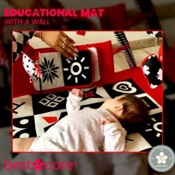 BabySenses For BestCare Contrasterende Educatieve Premium Babymat - Vormen, Wand | Rood-Zwart-Wit | 77x77x40cm | + 0m | Montessori Speelgoed | 100% Katoen | Wasbaar In De Wasmachine | Oeko Tex Standaard 100 17 BabySenses For BestCare Contrasterende Educatieve Premium Babymat - Vormen, Wand | Rood-Zwart-Wit | 77x77x40cm | + 0m | Montessori Speelgoed | 100% Katoen | Wasbaar In De Wasmachine | Oeko Tex Standaard 100 -babygyms Winkel 550x508 6