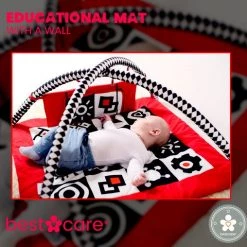 BabySenses For BestCare Contrasterende Educatieve Premium Babymat - Vormen, Wand | Rood-Zwart-Wit | 77x77x40cm | + 0m | Montessori Speelgoed | 100% Katoen | Wasbaar In De Wasmachine | Oeko Tex Standaard 100 18 BabySenses For BestCare Contrasterende Educatieve Premium Babymat - Vormen, Wand | Rood-Zwart-Wit | 77x77x40cm | + 0m | Montessori Speelgoed | 100% Katoen | Wasbaar In De Wasmachine | Oeko Tex Standaard 100 -babygyms Winkel 550x508 7
