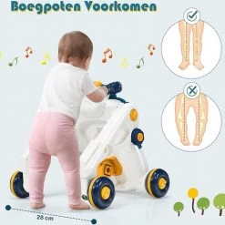 FURNIBELLA - 3-in-1 Baby Zit-naar-Stand Loper, Kinderen Activiteitencentrum, Peuter Wandelwagen, Autorijden, Interactieve Loper, Activiteit Leren Loper Voor Jongen / Meisje, Vroege Ontwikkeling Speelgoed Voor Baby's Op 6-36 Maanden (Blauw) 17 FURNIBELLA - 3-in-1 Baby Zit-naar-Stand Loper, Kinderen Activiteitencentrum, Peuter Wandelwagen, Autorijden, Interactieve Loper, Activiteit Leren Loper Voor Jongen / Meisje, Vroege Ontwikkeling Speelgoed Voor Baby's Op 6-36 Maanden (Blauw) -babygyms Winkel 550x521