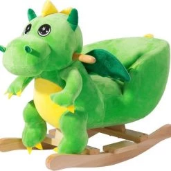 Spielwerk Schommelstoel Kinderen Dino Met Veiligheidsgordel