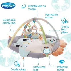 Playgro Snuggle Me Penguin Tummy Time Gym - Babygym Met Buikligkussen - Speelkleed - Speeltapijt 38 Playgro Snuggle Me Penguin Tummy Time Gym - Babygym Met Buikligkussen - Speelkleed - Speeltapijt -babygyms Winkel 550x525