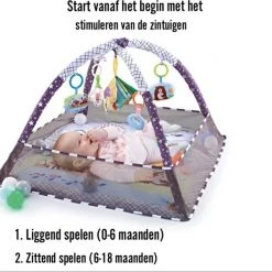 Easy Life Babygym - Speelkleed - Speeltapijt - Baby Speelgoed - Grijs 10 Easy Life Babygym - Speelkleed - Speeltapijt - Baby Speelgoed - Grijs -babygyms Winkel 550x527 7