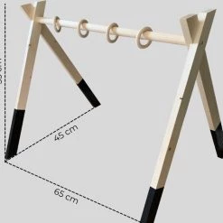 Skodie Babygym - Houten Baby Speelgoed - Handgemaakt - Speelboog - Duurzaam - Vanaf 0 Maanden -babygyms Winkel 550x528