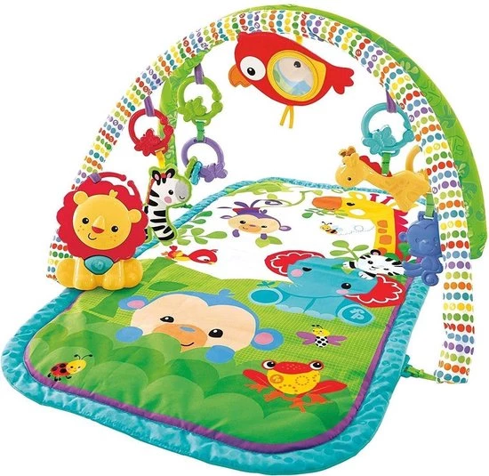 Fisher-Price 3-In-1 Musical Rainforest Activity Gym 1 Fisher-Price 3-In-1 Musical Rainforest Activity Gym