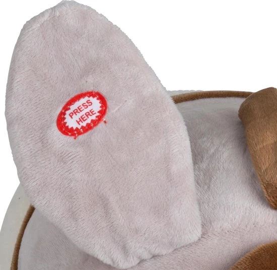 BabyGO Hobbeldier - Schommeldier - Hobbelpaard - Lama 3 BabyGO Hobbeldier - Schommeldier - Hobbelpaard - Lama - Afbeelding 3