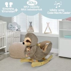 Infantastic Hobbelpaard - Hobbeldier - Schommelpaard - Vanaf 10 Maanden - Met Geluid - 61 X 32 X 52 Cm - Pluche - Bruin 16 Infantastic Hobbelpaard - Hobbeldier - Schommelpaard - Vanaf 10 Maanden - Met Geluid - 61 X 32 X 52 Cm - Pluche - Bruin -babygyms Winkel 550x540 10