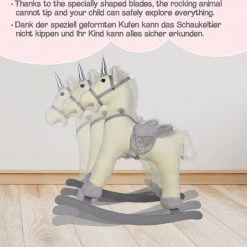 Infantastic GoodVibes - Hobbelpaard Voor Kinderen - Schommelpaard Silver Unicorn - Stevige Constructie - Knuffelzacht Met Geluidseffecten - Zilveren Eenhoorn 20 Infantastic GoodVibes - Hobbelpaard Voor Kinderen - Schommelpaard Silver Unicorn - Stevige Constructie - Knuffelzacht Met Geluidseffecten - Zilveren Eenhoorn -babygyms Winkel 550x541 16