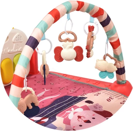 Merkloos Muziek Baby Mat Met Speeltjes En Piano Voor Baby 0-2 Jaar - Babymat - Baby Speelmat - Interactief Speelmat Met Kleine Speeltjes En Centimers Roze 5 Merkloos Muziek Baby Mat Met Speeltjes En Piano Voor Baby 0-2 Jaar - Babymat - Baby Speelmat - Interactief Speelmat Met Kleine Speeltjes En Centimers Roze - Afbeelding 5