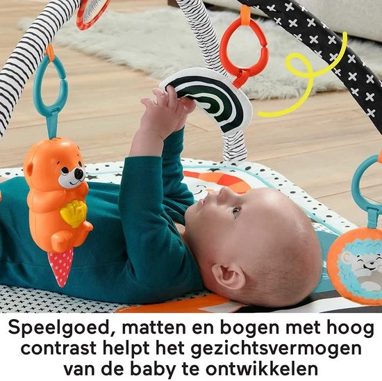 Babygym, Baby Cadeau - Jongen & Meisje, Dierenvriendjes Speelmat, Interactief Speelgoed – Multikleuren 3 Babygym, Baby Cadeau - Jongen & Meisje, Dierenvriendjes Speelmat, Interactief Speelgoed – Multikleuren - Afbeelding 3