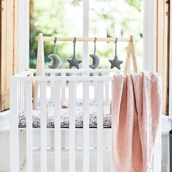 Jollein Babygym Speeltjes - Moon - Ash Green - 4 Stuks 3 Jollein Babygym Speeltjes - Moon - Ash Green - 4 Stuks - Afbeelding 3